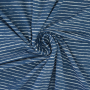 Katoenjersey scratchy stripes, blauw