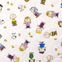 Baumwolljersey Snoopy & Friends, weiß