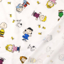 Baumwolljersey Snoopy & Friends, weiß
