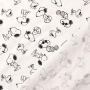 Baumwolljersey Snoopy, weiß