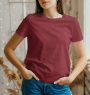 Katoenjersey Sopo, bordeauxrood