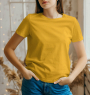 Tissu jersey de coton Sopo, jaune