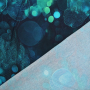 Tissu jersey coton Sparkle, turquoise