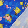 Baumwolljersey Spongebob Schwammkopf Best Friends, blau