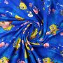 Baumwolljersey Spongebob Schwammkopf Best Friends, blau