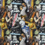 Baumwolljersey Star Wars Charaktere, schwarz