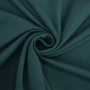 Tissu jersey de coton uni, bleu pétrole foncé