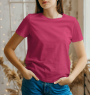 Baumwolljersey uni, pink