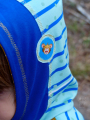 Baumwolljersey uni, royalblau