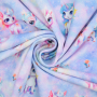 Tissu jersey de coton Licorne Unicorn, bleu clair