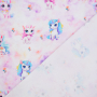 Baumwolljersey Unicorn, rosa