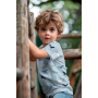 Baumwolljersey Whales Poppy, jeansblau
