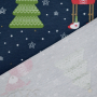 Katoenjersey X-Mas Reindeer, marineblauw