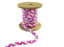 Cordon de serrage coton 8mm/ cordon sweat multicolore, rose