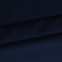 Tissu velours de coton, uni bleu foncé