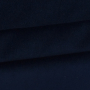 Tissu velours de coton, uni bleu foncé