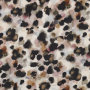 Katoen satijn Animal Skin, beige