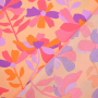 Tissu satin de coton Nerida Hansen Cloverdale, pêche