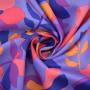 Tissu satin de coton Nerida Hansen Cloverdale, lilas foncé