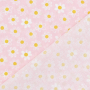 Baumwollstoff Blumen, rosa