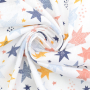 Baumwollstoff Color Stars, blau