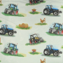 Baumwollstoff Cretonne Farmlife, wollweiß