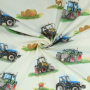 Baumwollstoff Cretonne Farmlife, wollweiß