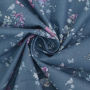 Baumwollstoff Cretonne Flower Dream, taubenblau