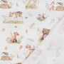 Baumwollstoff Cretonne Forest Animals, wollweiss