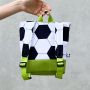 Baumwollstoff Cretonne Fussballmotiv