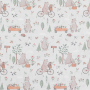 Baumwollstoff Cretonne Happy Bears, ecru