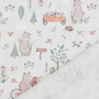 Baumwollstoff Cretonne Happy Bears, ecru