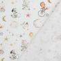 Baumwollstoff Cretonne Sleeping Animals, wollweiss