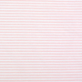 Tissu coton cretonne rayé, rose