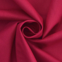 Tissu coton popeline, rouge fraise