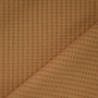 Baumwollwaffeljersey  uni, camel