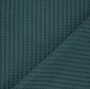 Baumwollwaffeljersey  uni, jeansblau
