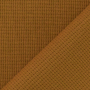 Tissu jersey coton gaufré Lilli, chamois