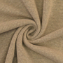 Tissu jersey coton gaufré Lilli, beige foncé