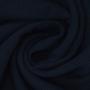 Tissu jersey coton gaufré Lilli, marine