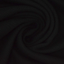 Tissu jersey coton gaufré Lilli, noir