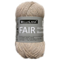Pelote de laine coton recyclé & viscose BellaLana FAIR, 50g, beige