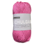 Pelote de laine 100% coton BellaLana Schulgarn, 50g, rose fuchsia