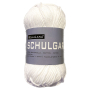 Pelote de laine 100% coton BellaLana Schulgarn, 50g, blanc