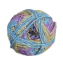 Pelote de laine acrylique &  polyester BellaLana Dream, 100 g, jaune-pourpre