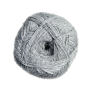Pelote de laine à chaussettes laine vierge & polyamide BellaLana Gute Laune 100gr, gris chiné
