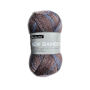Pelote de laine & bambou BellaLana New Bamboo, 50g, marron-bleu