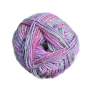 BellaLana Wolle New Bamboo 50gr., paars-antracietgrijs