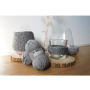 Pelote de laine & polyacrylique BellaLana Nordkap 100g, gris clair