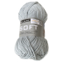 Pelote de laine polyacrylique & coton BellaLana SOFT, 50g, gris clair